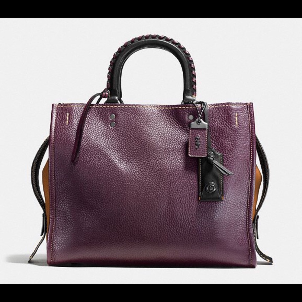 Coach 1941 Rogue Whipstitch Oxblood/Black Copper